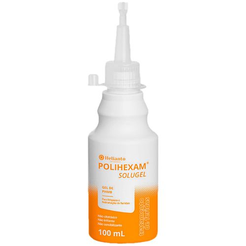 Gel PHMB para Limpeza de Feridas Polihexam Solugel 0,1% 100ml Gel PHMB para Limpeza de Feridas Polihexam Solugel 0,1% 100ml
