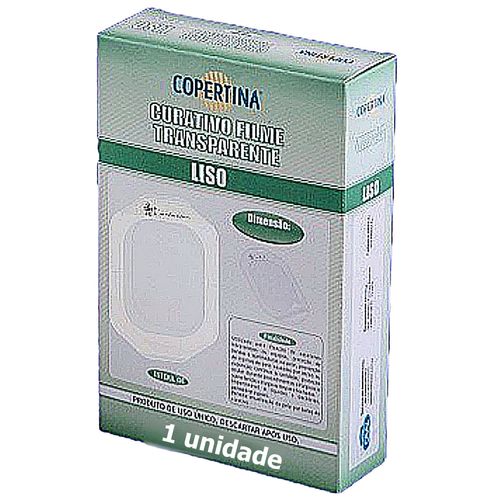 Curativo Filme Copertina Transparente Liso 6x7cm - unidade Curativo Filme Copertina Transparente Liso 6x7cm - unidade