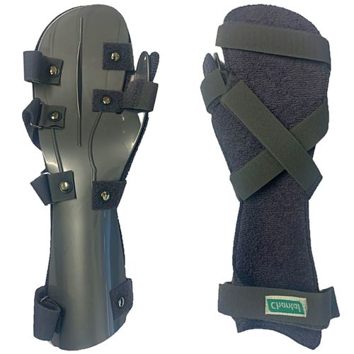 Tala para Punho Mão Dedos em ABS Chantal Direito Cinza - unidade Tala para Punho Mão Dedos em ABS Chantal Direito Cinza - unidade