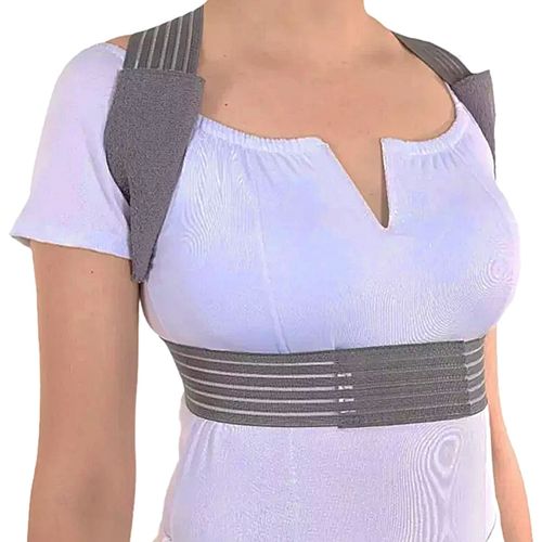 Corretor Postural Elástico Chantal Evolution - Cinza - Tamanho P Corretor Postural Elástico Chantal Evolution - Cinza - Tamanho P