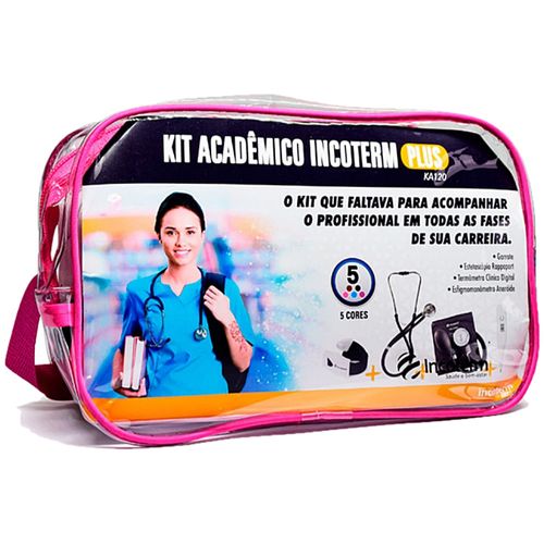 Kit Acadêmico Plus Incoterm KA120 - Pink Kit Acadêmico Plus Incoterm KA120 - Pink