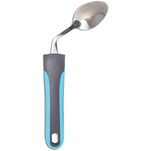Colher Curvada Longevitech com Cabo Engrossado Canhoto - unidade Colher Curvada Longevitech com Cabo Engrossado Canhoto - unidade