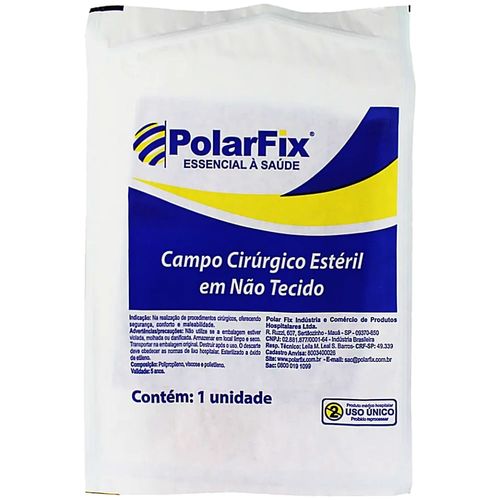 Campo Cirúrgico Estéril em TNT PolarFix - 50 x 50 cm Campo Cirúrgico Estéril em TNT PolarFix - 50 x 50 cm