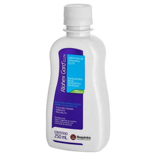 Riohex Gard Enxaguante Bucal Clorexidina 0,12% 250ml Riohex Gard Enxaguante Bucal Clorexidina 0,12% 250ml