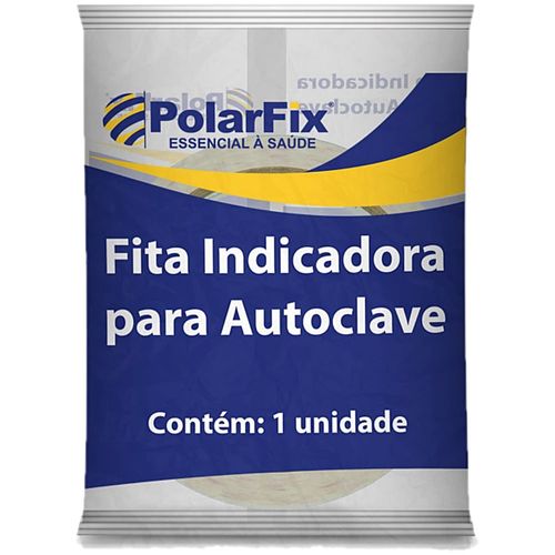Fita Indicadora para Autoclave PolarFix 19mmx30m - unidade Fita Indicadora para Autoclave PolarFix 19mmx30m - unidade