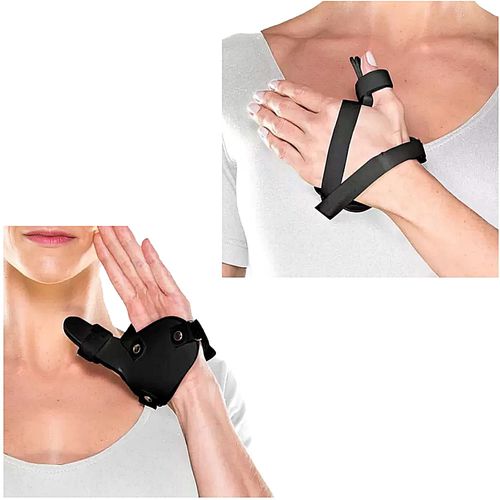 Tala Imobilizadora Polegar ArtiPé em PVC Esquerda Preta - unidade Tala Imobilizadora Polegar ArtiPé em PVC Esquerda Preta - unidade