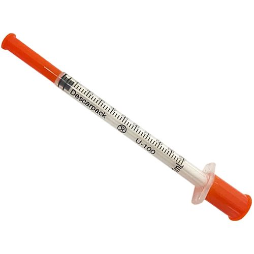 Seringa Insulina Descarpack 1ml 8x0,30mm 30G - unidade Seringa Insulina Descarpack 1ml 8x0,30mm 30G - unidade