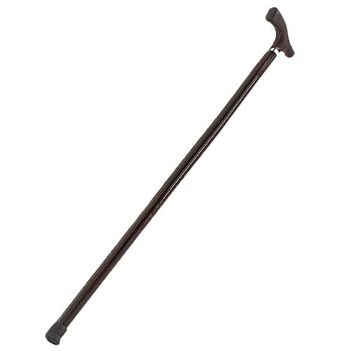 Bengala Indaiá T19 Ortopédica Madeira Preta Lisa com Anel Bengala Indaiá T19 Ortopédica Madeira Preta Lisa com Anel