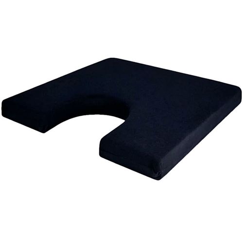 Almofada Protetor Cóccix Preta 40X40X5cm Perfil Baixo - unidade Almofada Protetor Cóccix Preta 40X40X5cm Perfil Baixo - unidade