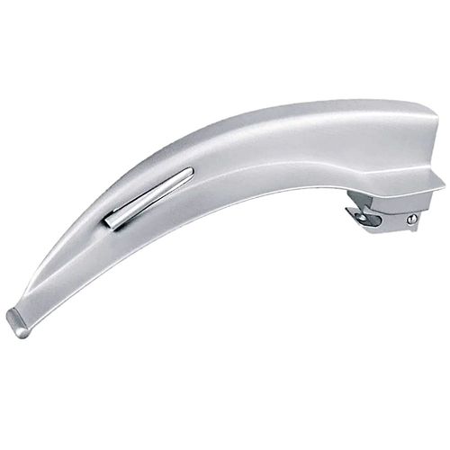 Lâmina Laringoscópio MD - Fibra Óptica Macintosh - Curva - N°4 Lâmina Laringoscópio MD - Fibra Óptica Macintosh - Curva - N°4