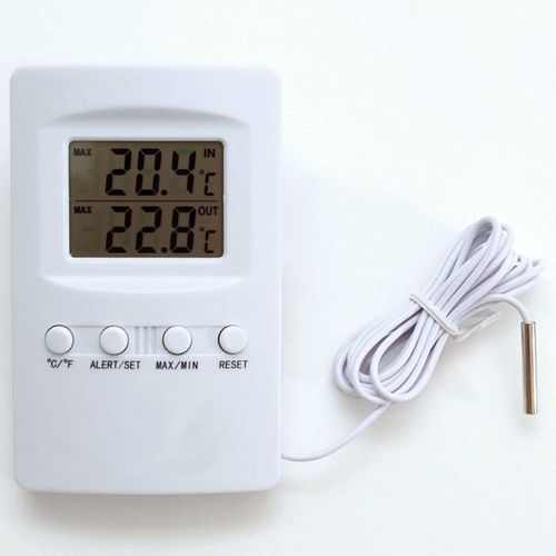 Termômetro Máxima e Mínima Digital com Cabo - unidade Termômetro Máxima e Mínima Digital com Cabo - unidade
