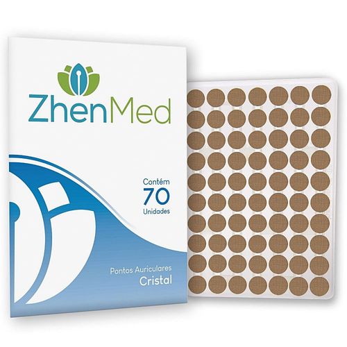 Placa Acupuntura ZhenMed Cristal Micropore Redondo - 70 unidades Placa Acupuntura ZhenMed Cristal Micropore Redondo - 70 unidades
