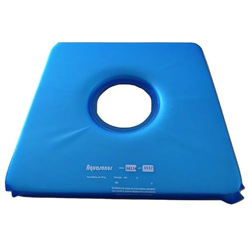 Almofada Quadrada Estofada com Orifício 40X40X4cm Almofada Quadrada Estofada com Orifício 40X40X4cm