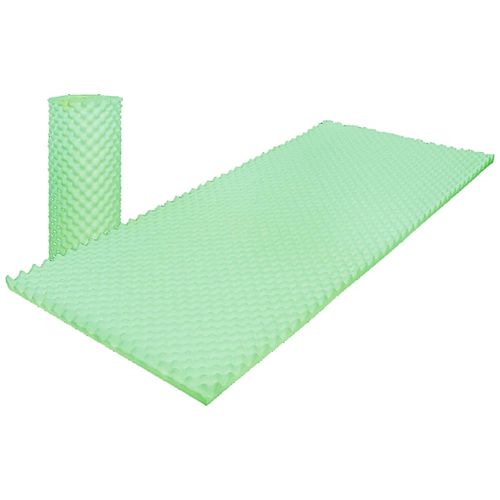 Colchão Tipo Caixa De Ovo Luckspuma - Solteiro - D28 - Verde Colchão Tipo Caixa De Ovo Luckspuma - Solteiro - D28 - Verde