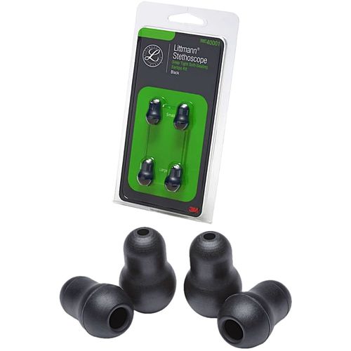 Kit de Olivas para Estetoscopios Littmann 3M - 40001 Preto Kit de Olivas para Estetoscopios Littmann 3M - 40001 Preto