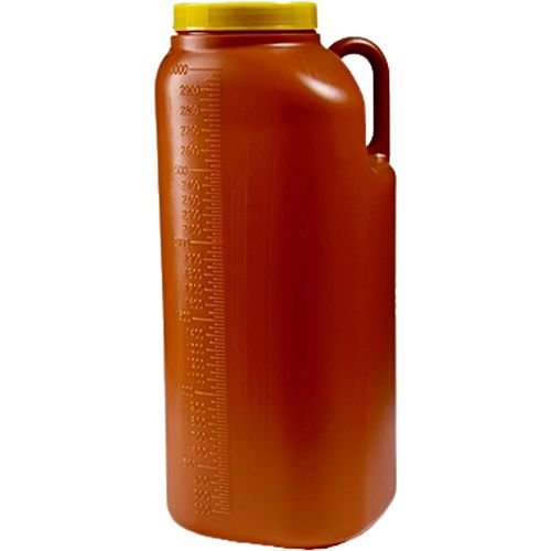 Coletor de Urina 3 litros Ambar com tampa - unidade Coletor de Urina 3 litros Ambar com tampa - unidade