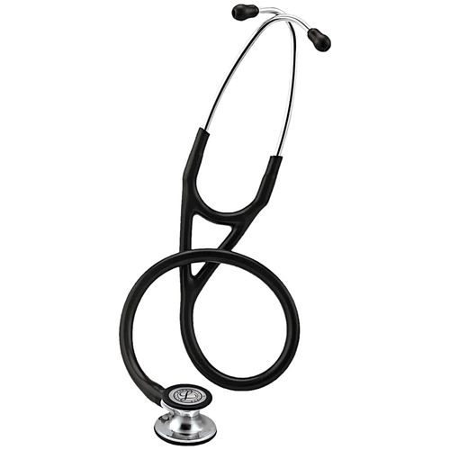 Estetoscópio Littmann Cardiology IV Preto com Prata Espelhado 6177 Estetoscópio Littmann Cardiology IV Preto com Prata Espelhado 6177