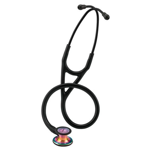 Estetoscópio Littmann Cardiology IV Preto com Rainbow 6165 Estetoscópio Littmann Cardiology IV Preto com Rainbow 6165