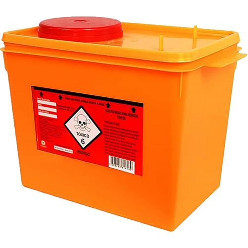 Coletor Rígido para Resíduos Tóxicos Descarpack 7l - unidade Coletor Rígido para Resíduos Tóxicos Descarpack 7l - unidade