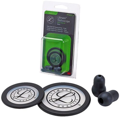 Kit Reparo Estetoscópio Littmann Classic III Cardiology IV 40016 Preto Kit Reparo Estetoscópio Littmann Classic III Cardiology IV 40016 Preto