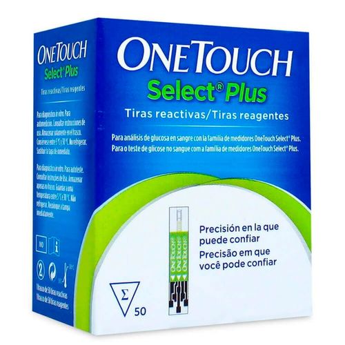 Tiras Reagentes OneTouch Select Plus - 50 tiras Tiras Reagentes OneTouch Select Plus - 50 tiras