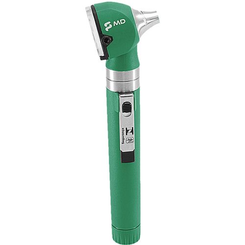 Otoscópio Omni LED Fibra Óptica MD - Verde com Estojo Macio Otoscópio Omni LED Fibra Óptica MD - Verde com Estojo Macio
