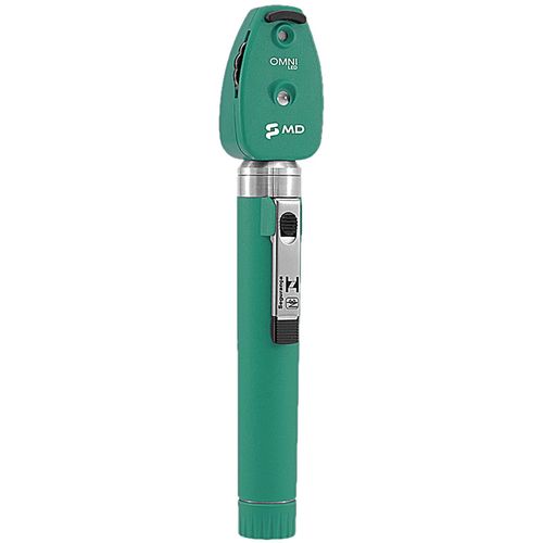 Oftalmoscópio OMNI LED MD - Verde com Estojo Macio Oftalmoscópio OMNI LED MD - Verde com Estojo Macio