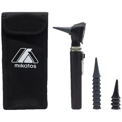 Mini Otoscópio Mikatos LED - Preto Mini Otoscópio Mikatos LED - Preto