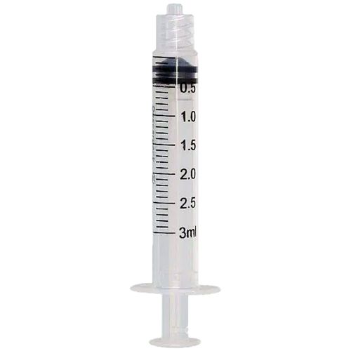 Seringa Descartável SR Luer Lock Sem Agulha 3ml - unidade