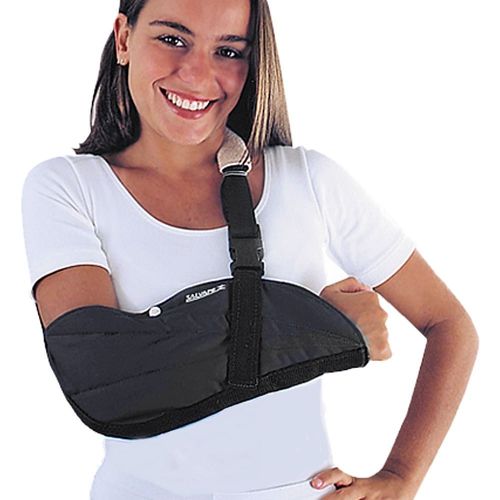 Tipoia Salvapé Estofada em Brim Preta Tamanho GG - unidade Tipoia Salvapé Estofada em Brim Preta Tamanho GG - unidade