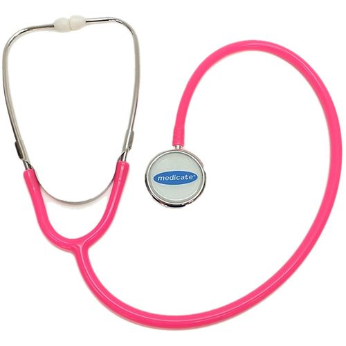 Estetoscópio Duplo Adulto MD-20 Medicate - Rosa Estetoscópio Duplo Adulto MD-20 Medicate - Rosa
