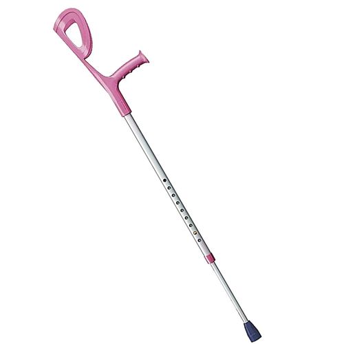 Muleta Canadense Infantil Mercur - Fixa - Rosa - Unidade Muleta Canadense Infantil Mercur - Fixa - Rosa - Unidade