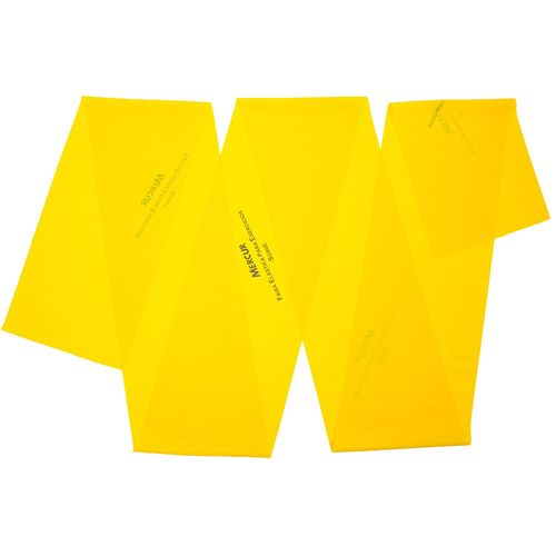 Faixa Elástica para Exercícios Mercur Amarela Suave - Metro Faixa Elástica para Exercícios Mercur Amarela Suave - Metro