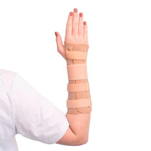 Órtese Longa com Tala para Punho Mercur - Bege - Direita - P Órtese Longa com Tala para Punho Mercur - Bege - Direita - P