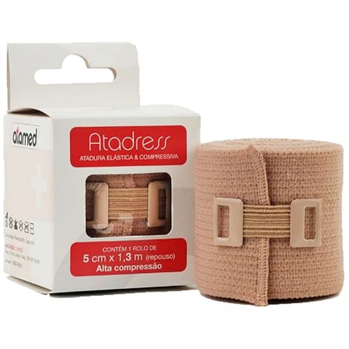 Atadura Elástica Atradress - Alta Compressão - 5cm Atadura Elástica Atradress - Alta Compressão - 5cm