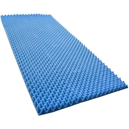 Colchão Tipo Caixa De Ovo Luckspuma - Solteiro - D28 - Azul Colchão Tipo Caixa De Ovo Luckspuma - Solteiro - D28 - Azul