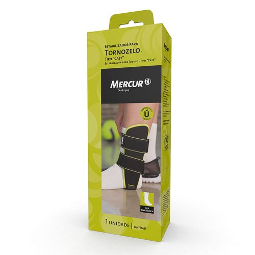 Estabilizador Tornozelo Tipo Cast Mercur Ajustável - unidade Estabilizador Tornozelo Tipo Cast Mercur Ajustável - unidade