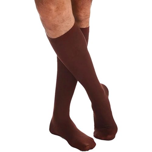 Meia 3/4 Sigvaris Cotton Comfort 20-30mmHg Fechada Marrom G3 Meia 3/4 Sigvaris Cotton Comfort 20-30mmHg Fechada Marrom G3