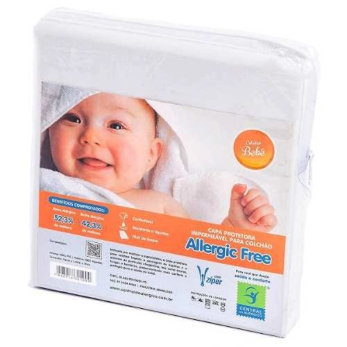 Capa Protetora Berço Allergic Free Zíper - unidade Capa Protetora Berço Allergic Free Zíper - unidade