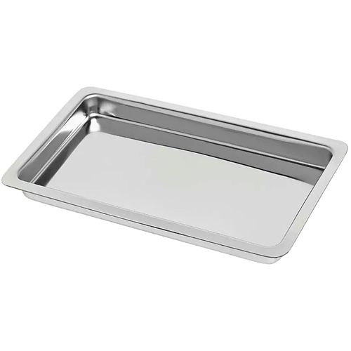 Assadeira Hospitalar de Aço Inox Fortinox - 42cm x 30cm x 4cm Assadeira Hospitalar de Aço Inox Fortinox - 42cm x 30cm x 4cm