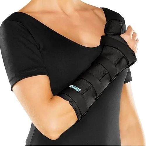 Tala para Punho e Polegar Chantal - Longa - Esquerda - Preta - P Tala para Punho e Polegar Chantal - Longa - Esquerda - Preta - P