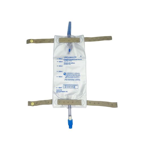 Coletor Urinário de Perna Adulto Sistema Fechado 500ml - unidade Coletor Urinário de Perna Adulto Sistema Fechado 500ml - unidade