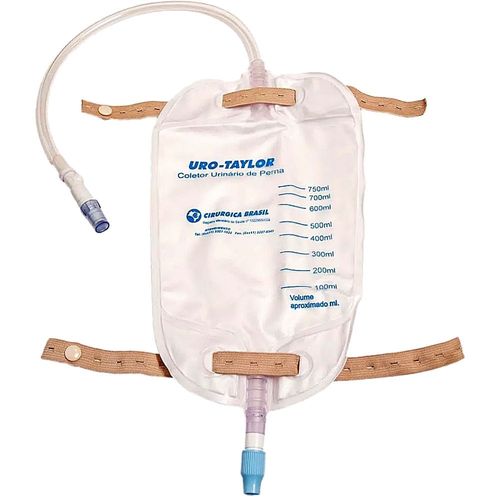 Coletor Urinário Perna Adulto Sistema Fechado 750ml - unidade Coletor Urinário Perna Adulto Sistema Fechado 750ml - unidade