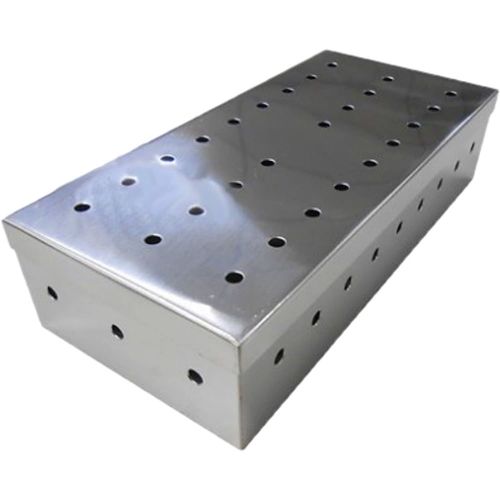 Estojo Hospitalar em Aço Inox Perfurado 20X10X5cm - unidade Estojo Hospitalar em Aço Inox Perfurado 20X10X5cm - unidade
