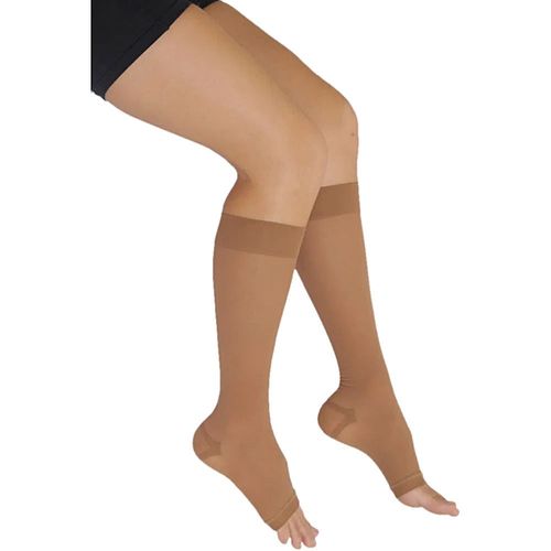 Meia 3/4 Venosan Comfortline 20-30mmHg Aberta Bege P Curta Meia 3/4 Venosan Comfortline 20-30mmHg Aberta Bege P Curta