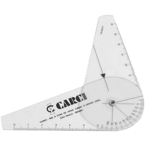 Goniômetro Pequeno 14cm - unidade Goniômetro Pequeno 14cm - unidade