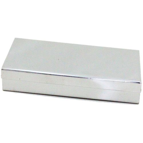 Estojo em Aço Inox Liso 10,5X9X2cm - unidade Estojo em Aço Inox Liso 10,5X9X2cm - unidade
