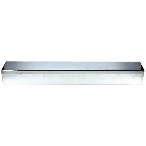 Estojo em Aço Inox Liso 45X08X05cm - unidade Estojo em Aço Inox Liso 45X08X05cm - unidade