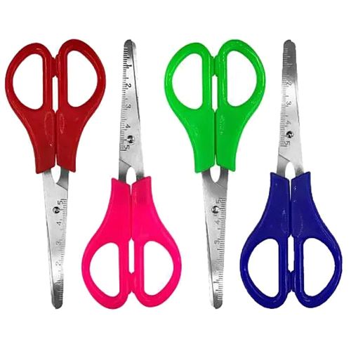 Tesoura Inox Cabo Colorido 13cm - unidade Tesoura Inox Cabo Colorido 13cm - unidade