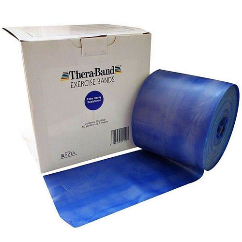 Faixa Elástica para Exercícios TheraBand Azul Extra Forte - metro Faixa Elástica para Exercícios TheraBand Azul Extra Forte - metro